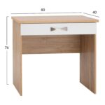 ΤΟΥΑΛΕΤΑ ELSIE  HM313.06 ΜΕ 1 ΣΥΡΤΑΡΙ SONAMA - ΛΕΥΚΗ 80x40x76Yεκ. - Image 2