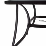 ΤΡΑΠΕΖΙ BRAVO ΜΕΤΑΛΛΙΚΟ ΚΑΦΕ ΓΥΑΛ.ΕΠΙΦΑΝΕΙΑ ΜΕ ΤΡΥΠΑ ΟΜΠΡΕΛΑΣ 120Χ70Χ72Υεκ.HM5021.12 - Image 6