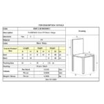 FLORENCE Καρέκλα PP Μαύρο, PP Rattan Μπεζ, Στοιβαζόμενη 41x41x83cm - Image 6