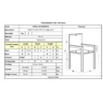 ALBA Πολυθρόνα Κήπου Στοιβαζόμενη, PP-UV Cappuccino 61x57x84cm - Image 3