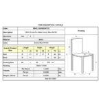 BRIO Καρέκλα-Pro Στοιβαζόμενη Μέταλλο Βαφή Sandy Blue 5415C 48x59x79cm - Image 3