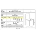 BRIO Καρέκλα-Pro Στοιβαζόμενη Μέταλλο Βαφή Sandy Green 5635C 48x59x79cm - Image 3