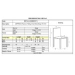 ΖΑΠΠΕΙΟΥ Pantone Καρέκλα Κήπου-Βεράντας, Πτυσσόμενη, Μέταλλο Βαφή Beige 14-1212 40x51x77cm - Image 3