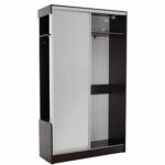 ΕΠΙΠΛΟ ΕΙΣΟΔΟΥ ΜΕ ΣΥΡΟΜΕΝΗ ΝΤΟΥΛΑΠΑ Κ ΚΑΘΡΕΦΤΗ DULCE WENGE HM2424.02 118X45X210Yεκ. - Image 3