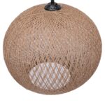 ΦΩΤΙΣΤΙΚΟ ΟΡΟΦΗΣ ΕΣΩΤΕΡΙΚΟΥ ΧΩΡΟΥ ΚΡΕΜΑΣΤΟ ΑΠΟ ΣΧΟΙΝΙ ΜΠΕΖ HM7383.01 Φ38x70Υ εκ. - Image 3