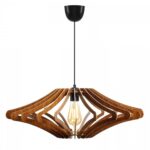 ΦΩΤΙΣΤΙΚΟ ΟΡΟΦΗΣ ΞΥΛΙΝΟ ΚΡΕΜΑΣΤΟ ΚΑΡΥΔΙ HM7351.01 Φ47x55Υ εκ. - Image 3