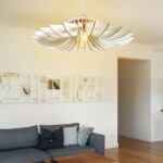 ΦΩΤΙΣΤΙΚΟ ΟΡΟΦΗΣ ΞΥΛΙΝΟ ΚΡΕΜΑΣΤΟ ΛΕΥΚΟ HM7348.02 Φ68x50Υ εκ. - Image 2