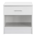 ΚΟΜΟΔΙΝΟ ΜΕ 1 ΣΥΡΤΑΡΙ LANEY ΛΕΥΚΟ HM2345.05 45x35,5x47 εκ. - Image 4