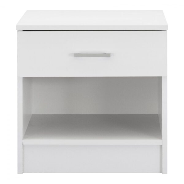 ΚΟΜΟΔΙΝΟ ΜΕ 1 ΣΥΡΤΑΡΙ LANEY ΛΕΥΚΟ HM2345.05 45x35,5x47 εκ. - Image 4