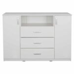 ΜΠΟΥΦΕΣ ΜΕ 2 ΝΤΟΥΛΑΠΙΑ Κ 3 ΣΥΡΤΑΡΙΑ ADLER ΛΕΥΚΟΣ HM2430.03 120X45X85Y εκ. - Image 3