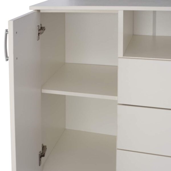 ΜΠΟΥΦΕΣ ΜΕ 2 ΝΤΟΥΛΑΠΙΑ Κ 3 ΣΥΡΤΑΡΙΑ ADLER ΛΕΥΚΟΣ HM2430.03 120X45X85Y εκ. - Image 6