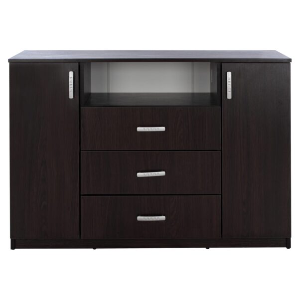 ΜΠΟΥΦΕΣ ΜΕ 2 ΝΤΟΥΛΑΠΙΑ Κ 3 ΣΥΡΤΑΡΙΑ ADLER WENGE HM2430.02 120X45X85Y εκ. - Image 3