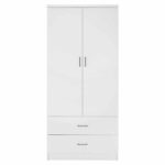 ΝΤΟΥΛΑΠΑ 2ΦΥΛΛΗ REINA ME 2 ΣΥΡΤΑΡΙΑ HM338.05 ΛΕΥΚΗ 80Χ42,5Χ180,5Υ εκ. - Image 4