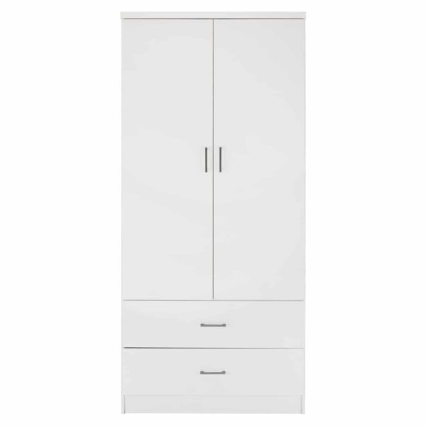 ΝΤΟΥΛΑΠΑ 2ΦΥΛΛΗ REINA ME 2 ΣΥΡΤΑΡΙΑ HM338.05 ΛΕΥΚΗ 80Χ42,5Χ180,5Υ εκ. - Image 4