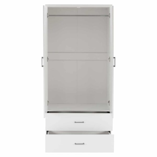 ΝΤΟΥΛΑΠΑ 2ΦΥΛΛΗ REINA ME 2 ΣΥΡΤΑΡΙΑ HM338.05 ΛΕΥΚΗ 80Χ42,5Χ180,5Υ εκ. - Image 5