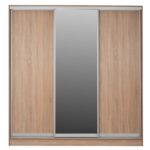 ΝΤΟΥΛΑΠΑ 3ΦΥΛΛΗ ΣΥΡΟΜΕΝΗ ΜΕ ΚΑΘΡΕΠΤΗ SONAMA OAK HM2435  200X60X210Υεκ - Image 3