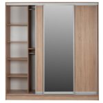 ΝΤΟΥΛΑΠΑ 3ΦΥΛΛΗ ΣΥΡΟΜΕΝΗ ΜΕ ΚΑΘΡΕΠΤΗ SONAMA OAK HM2435  200X60X210Υεκ - Image 4