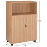 ΝΤΟΥΛΑΠΙ ΓΡΑΦΕΙΟΥ VANCE ΕΠΑΓΓΕΛΜΑΤΙΚΟ ΟΞΙΑ HM2058.11 80x38x118,5 - Image 2