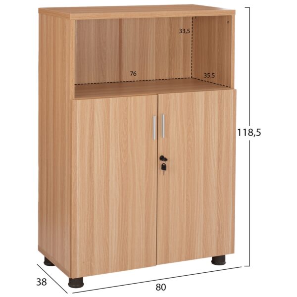 ΝΤΟΥΛΑΠΙ ΓΡΑΦΕΙΟΥ VANCE ΕΠΑΓΓΕΛΜΑΤΙΚΟ ΟΞΙΑ HM2058.11 80x38x118,5 - Image 2