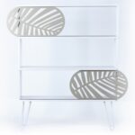 ΡΑΦΙΕΡΑ ΔΑΠΕΔΟΥ SILLIA HM9181.01 ΛΕΥΚΟ ΕΚΡΟΥ 94x25x117Y εκ. - Image 4