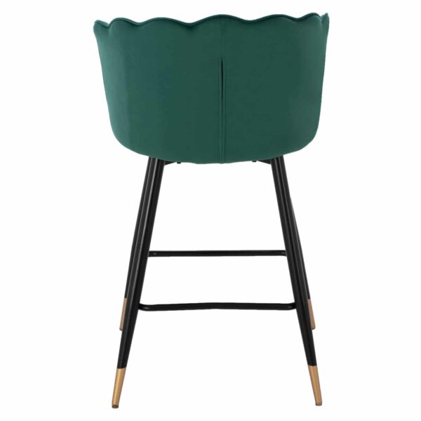 ΣΚΑΜΠΟ ΜΕΣΑΙΟΥ ΥΨΟΥΣ HM8736.03 VESNA ΒΕΛΟΥΔΟ ΚΥΠΑΡΙΣΣΙ ΜΕΤΑΛΛΙΚΟ ΣΚΕΛΕΤΟ 50x50x90 εκ. - Image 6