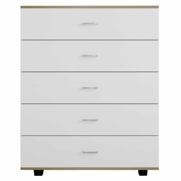 syrtariera-melaminis-me-5-syrtaria-sonam-1 ΣΥΡΤΑΡΙΕΡΑ ΜΕΛΑΜΙΝΗΣ THORG HM8995.04- 5 ΣΥΡΤΑΡΙΑ ΣΕ SONAMA-ΛΕΥΚΟ 80Χ40Χ100Yεκ. - Image 2