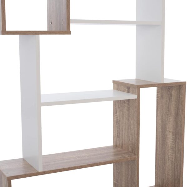 bibliothiki-fb9876801-85x22x140-leyko-4 ΒΙΒΛΙΟΘΗΚΗ SHAY HM8768.01 85X22X140 ΛΕΥΚΟ - Image 5