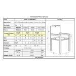 ASTOR Πολυθρόνα Κήπου - Βεράντας, Μέταλλο Βαφή Ανθρακί, Μαξιλάρι Μπεζ 60x77x104cm - Image 6