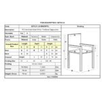 RIO Πολυθρόνα Στοιβαζόμενη Κήπου, Μέταλλο Βαφή Άσπρο, Textilene Cappuccino (4,20kg) 55x74x91cm - Image 3