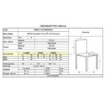 MODA Καρέκλα-Pro Στοιβαζόμενη PP - UV Protection, Απόχρωση Ανθρακί 48x57x80cm - Image 6