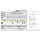 MODA Σκαμπό Bar-Pro Στοιβαζόμενο, PP-UV Protection Απόχρωση Πράσινο 45x49x75/101cm - Image 3