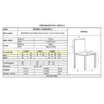 MORGAN Καρέκλα Τραπεζαρίας Σαλονιού, Μέταλλο Βαφή Φυσικό, Ύφασμα Suede Γκρι 53x61x86cm - Image 6