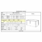 BRIO Flat Τραπέζι-Pro Κήπου - Βεράντας, Μέταλλο Βαφή Cool Grey 4C 140x80x73cm - Image 3