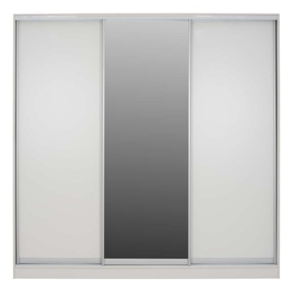 ntoylapa-syromeni-melaminis-leyki-me-kat-2 ΝΤΟΥΛΑΠΑ ΣΥΡΟΜΕΝΗ ADLER ΜΕΛΑΜΙΝΗΣ ΛΕΥΚΗ ΜΕ ΚΑΘΡΕΦΤΗ 3ΦΥΛΛΗ HM2462.03  240x60x240 εκ. - Image 3