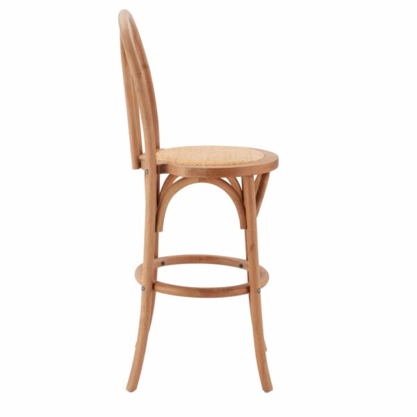 ΣΚΑΜΠΟ ΜΠΑΡ MONTREAL ΞΥΛΙΝΟ ΑΠΟ ΟΞΙΑ DARK HONEY ΜΕ ΨΑΘΑ 41X47X108 HM8749.05 - Image 4