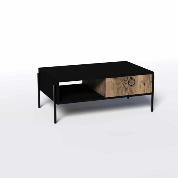 ΤΡΑΠΕΖΙ ΣΑΛΟΝΙΟΥ ΜΑΥΡΟ ΚΑΡΥΔΙ HM9247.04 90x56x37,5 εκ. - Image 4