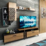 Σύνθετο Σαλονιού Kelly, 141x35x110, Genomax