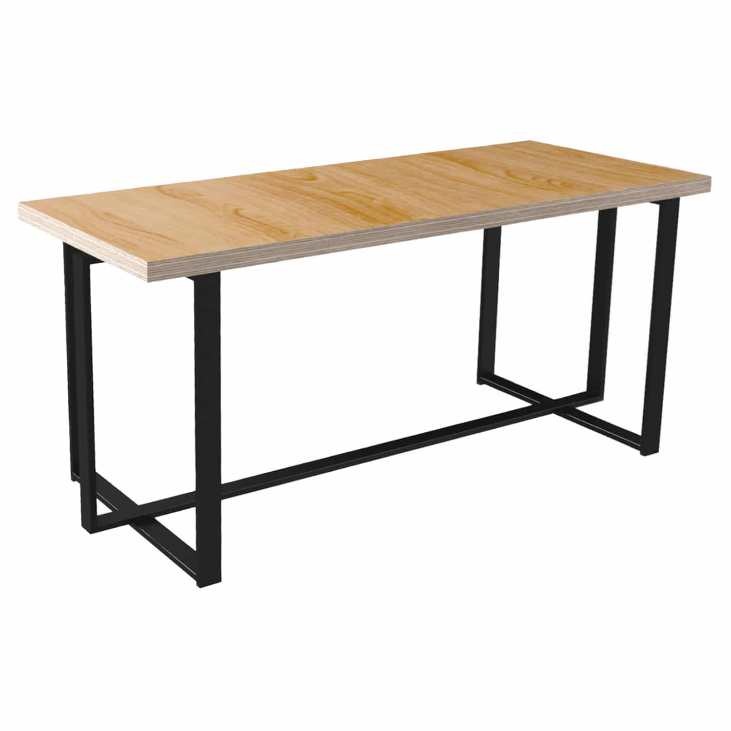 TS924 ΒΑΣΗ ΤΡΑΠΕΖΙΟΥ ΜΕΤΑΛΛΙΚΗ ΜΑΥΡΗ TS924 150x70x73 εκ. - Image 1
