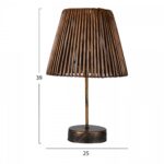 ΦΩΤΙΣΤΙΚΟ ΕΠΙΤΡΑΠΕΖΙΟ ΜΕΤΑΛΛΙΚΟ Ε27 HM7489 25x39 εκ. - Image 2