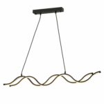 ΦΩΤΙΣΤΙΚΟ ΟΡΟΦΗΣ 2ΦΩΤΟ ΜΑΥΡΟ LED HM7389.01  30x107 εκ. - Image 3