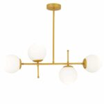 ΦΩΤΙΣΤΙΚΟ ΟΡΟΦΗΣ 4ΦΩΤΟ ΧΡΥΣΟ HM7411.02  85x67cm - Image 3