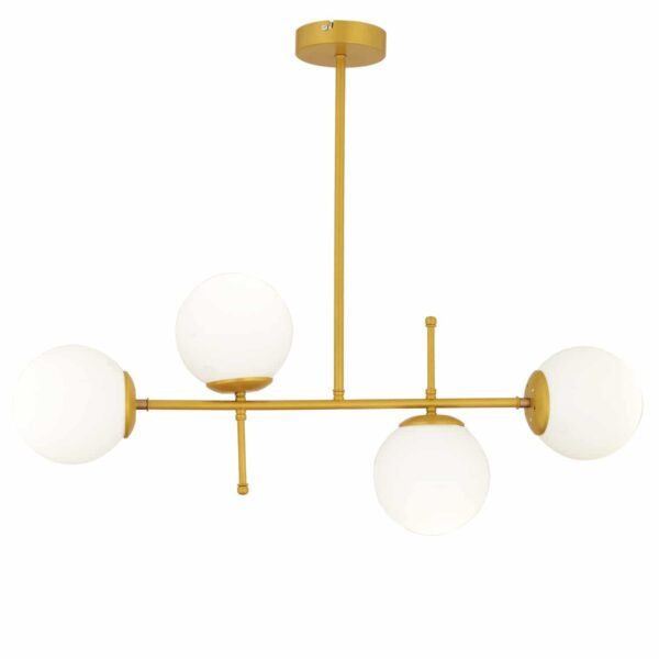 ΦΩΤΙΣΤΙΚΟ ΟΡΟΦΗΣ 4ΦΩΤΟ ΧΡΥΣΟ HM7411.02  85x67cm - Image 3