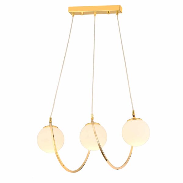 ΦΩΤΙΣΤΙΚΟ ΟΡΟΦΗΣ ΧΡΥΣΟ 3ΦΩΤΟ HM7384.02  60x85cm - Image 3