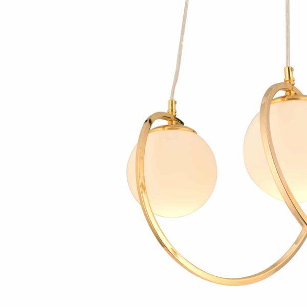 ΦΩΤΙΣΤΙΚΟ ΟΡΟΦΗΣ ΧΡΥΣΟ 3ΦΩΤΟ HM7384.02  60x85cm - Image 4