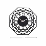 ΡΟΛΟΙ ΤΟΙΧΟΥ ΜΕΤΑΛΛΙΚΟ ΜΑΥΡΟ HM7460 41x41 εκ. - Image 2