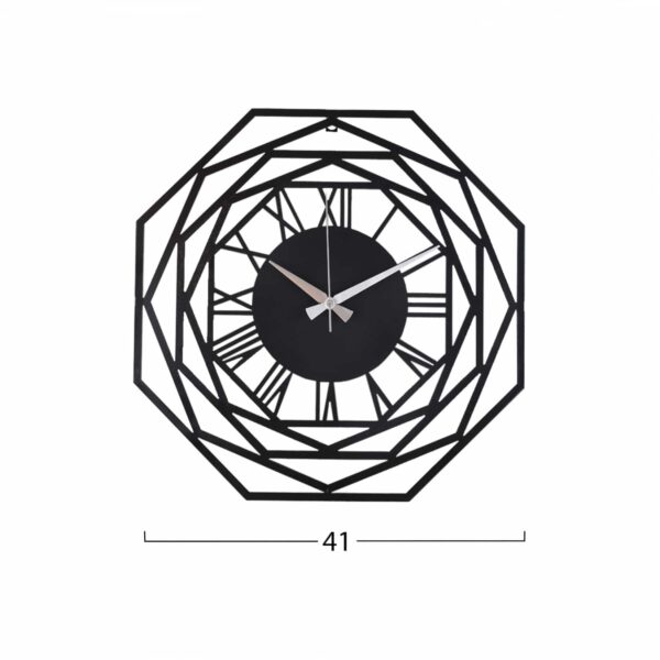 ΡΟΛΟΙ ΤΟΙΧΟΥ ΜΕΤΑΛΛΙΚΟ ΜΑΥΡΟ HM7460 41x41 εκ. - Image 2