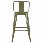 ΣΚΑΜΠΟ ΜΕΣΑΙΟΥ ΥΨΟΥΣ ΜΕΤΑΛΛΙΚΟ MELITA ΣΕ DARK OLIVE GREEN HM8574.03 42x42x98 cm. - Image 6