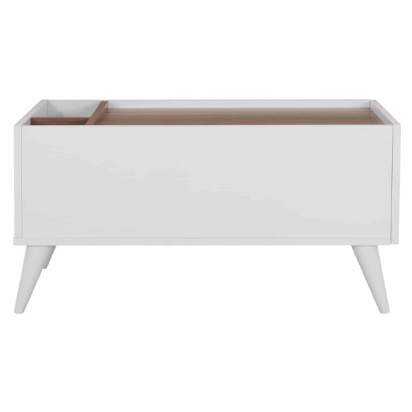 ΤΡΑΠΕΖΙ ΣΑΛΟΝΙΟΥ CARMELO ΛΕΥΚΟ-ΚΑΡΥΔΙ HM9165 90x55,5x45 εκ. - Image 3