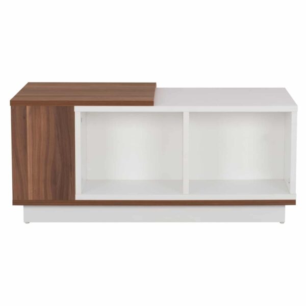 ΤΡΑΠΕΖΙ ΣΑΛΟΝΙΟΥ ACE ΚΑΡΥΔΙ ΛΕΥΚΟ HM9162 90x45x40 εκ. - Image 3