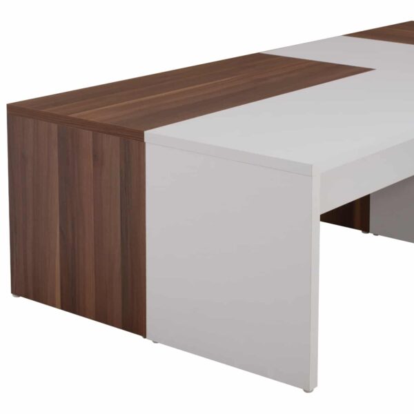 ΤΡΑΠΕΖΙ ΣΑΛΟΝΙΟΥ KARSYN ΚΑΡΥΔΙ-ΛΕΥΚΟ HM9158 120x60x35 εκ. - Image 5